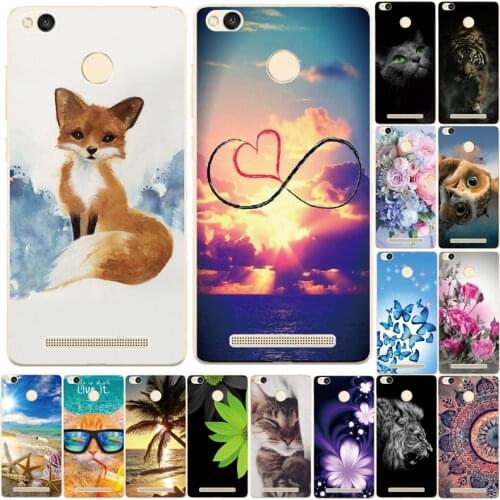Phone Cases For Xiaomi Redmi 3 Pro 3s Redmi 3s Cover Silicon Phone Back Cover for Xiaomi Redmi 3 Pro Case Redmi 3 S Pro Case
