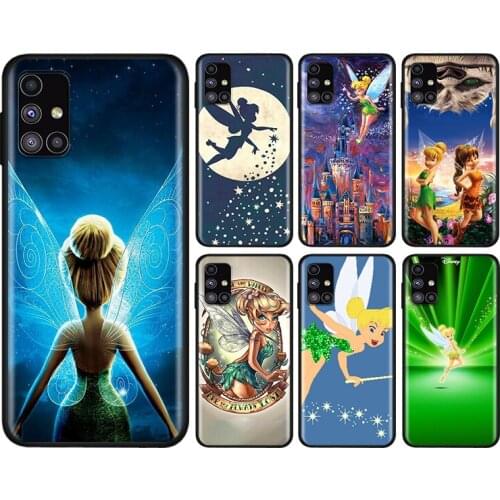 Disney Tinker Bell For Samsung Note 20 10 9 8 Ultra lite Plus Pro F62 M62 M60 M40 M31S M21 M20 M10S Soft Phone Case