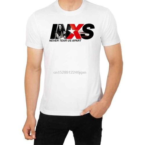 Inxs Suicide Blonde Men Rock Tour T Shirt Band Punk Pop MenS Top High Quality Customize Tee Shirt