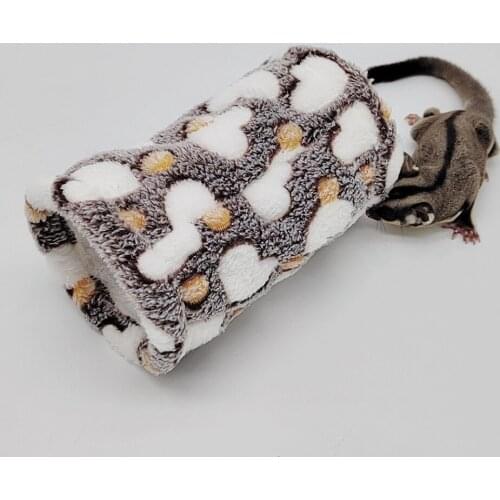 Hamster Toy Small Animal Tunnel Bed Warm Plush Cute Hamster Tube Toy Sleeping Bed Cage For Hamster Guinea Pig Rabbit