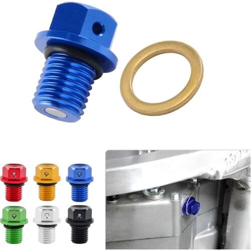 M12xP1.5 Magnetic Oil Drain Plug Bolt Screw For Yamaha YZ400F YZ426F WR400F WR426F YZ80 YZ100 YZ125 YZ250 YZ400 YZ465 YZ490