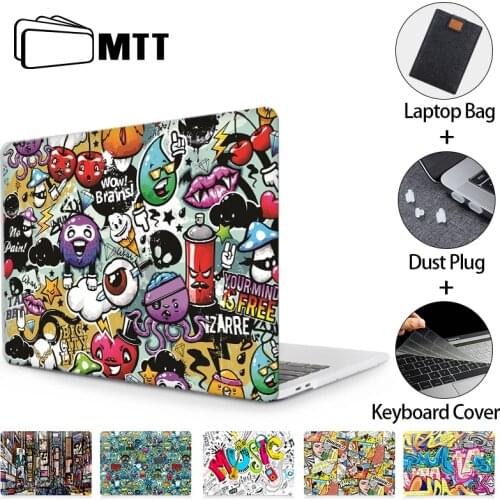 MTT Laptop Case For Macbook Air Pro 11 12 13 15 16 Touch Bar for macbook air 13 funda Cartoon Laptop Sleeve a2179 a1932 a1466