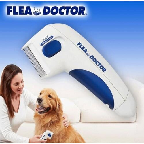 New Upgrade Electronic Electric Flea Comb Dog Pet Head Lice Cats Pet Dog Hair Flea & Lice Comb Puppies Fleas Grooming Comb