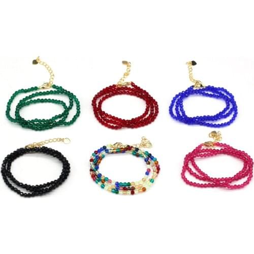 New Natural Semi-Precious Stone Spinel Beads Exquisite Round-Spaced Loose Beads for Jewelry Making Charm DIY Bracelet 3mm