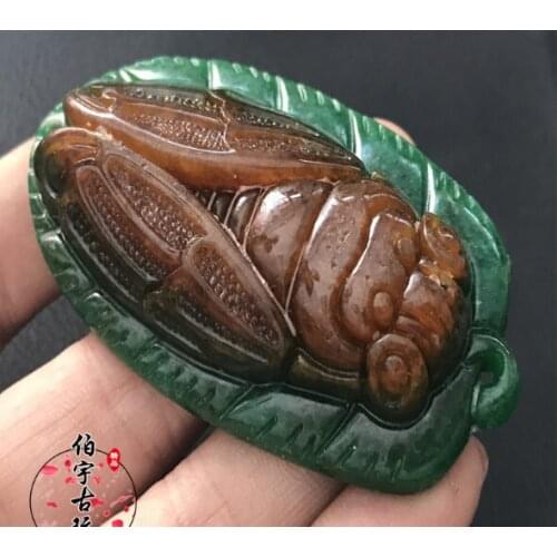 Hot selling high-grade jadees pendants fashion jadees cicada necklace pendants free of freight