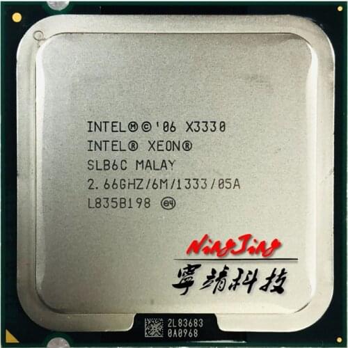 Intel Xeon X3330 2.6 GHz Quad-Core CPU Processor 6M 95W LGA 775