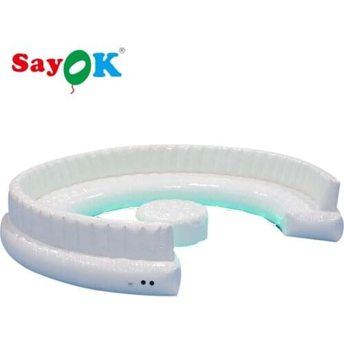 PVC Inflatable Sofa 5.4m Dia Airtight Sofa And 1.2m Dia Inflatable Chair for Inflatable Planetarium Dome or Pub Party Event Use