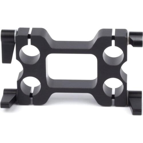 4-Holes 25mm Rising Riser 15mm Rod Clamp fr LWS light Studio Support Rail DSLR Rig Follow Focus 4K 8K Film Camera Photo Tripod