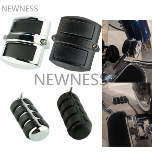 Motorcycle Gear Shift Lever Peg & Brake Pedal Cover For Yamaha V-Star XVS Dragstar DS 400 650 950 1100 1300 Classic Custom