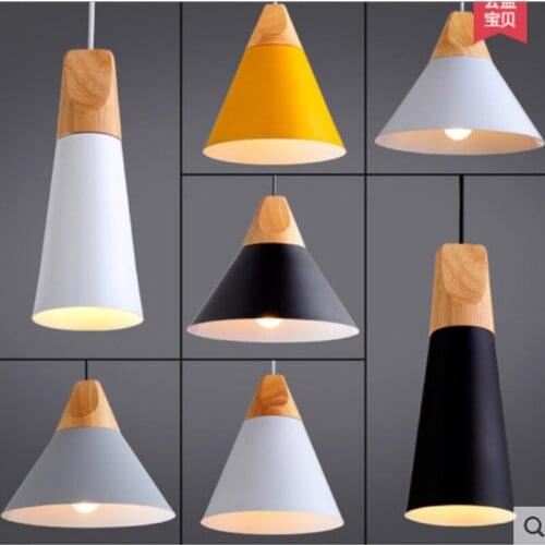 Nordic Pendant Lamp Cafe Restaurant Pendant Lights Creative Personality Simple Single-head Pendant Lamps