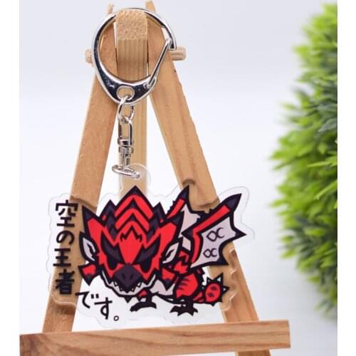WL0862 Chibi Keychain Acrylic Cartoon Keyring Accessories