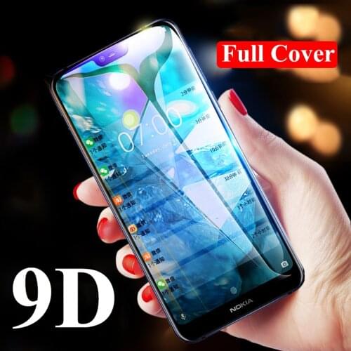 9D Coverage All Glue Tempered Glass for Nokia 4.2 5 5.1 Plus Protective Glass for Nokia 1 Plus 2 2.1 3 3.1 3.2 Full Coverage