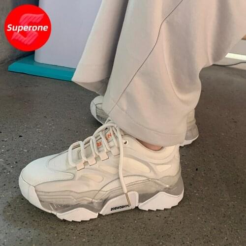 Superone Women Sneakers New Arrival Casual Shoes Woman 2021 Fashion Platform Lady Daily Street High Heel Footwear Size 35-40