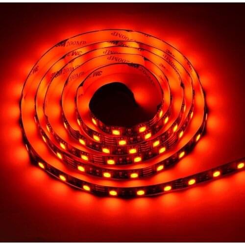 1M 5V Led Strip Waterproof White RGB Light Remote Control Ambient Decoration For Car TVs Wall Bedroom With Usb Power Supply