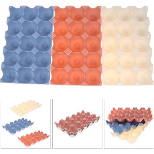 Eggs Kitchen Chicken Egg Storage Box Organizer Refrigerator Storing Egg Container Holder Case Stand Racks Shelf Serving Tray