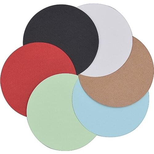 100PCS/LOT ReadStar 230g Round card paper board DIY round paper card 80-120mm PVC round board