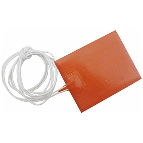108*117MM 24v 24w Silicone heated bed heatbed for3D printer mat