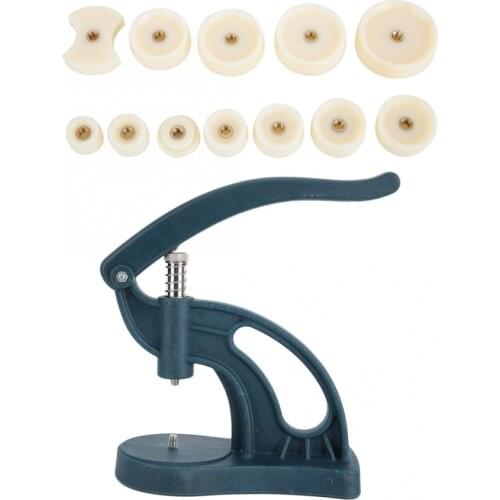12 Dies Watch Press Tool Set Watch Press Closer Watchmaker Watch Battery Replace Watch Back Case Cover Screw Presser Repair Tool