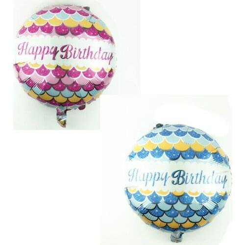 5psc/Free Shipping New round aluminum balloon childrens toys party decorating birthday balloons wholesale