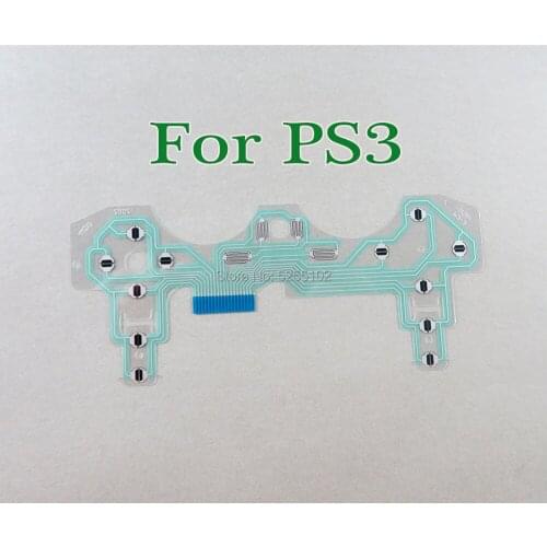 50pcs Circuit Film Button Ribbon P3-3 conductive film PCB Replacement for PS3 Playstation 3 Vibration Handle Controller