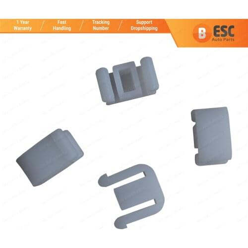 ESC EWR5315 4 Pieces Window Regulator Clips All Doors for VW Polo Classic 6 KV2 1995-2002 Saloon