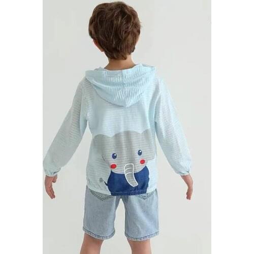 Kids Boy Coat Hooded Autumn Girls Coat Outwear Cotton Cute Cartoon Long Sleeve Baby Boys Jackets Spring 2-13Y Children Clothes