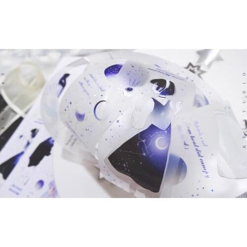 Girls in the Universe Washi Tapes Bullet Journal Masking Tape Adhesive Tape DIY Scrapbooking Washi Stickers