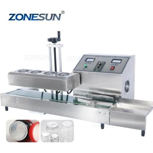 ZS-FK6000A Automatic Continuous Plastic Bottle Heat Sealing Electromagnetic Induction Aluminum Foil Sealing Machines