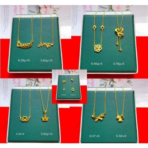 HX 24K Pure Gold Necklace Real AU 999 Solid Gold Chain Brightly Simple Upscale Trendy Classic Fine Jewelry Hot Sell New 2020