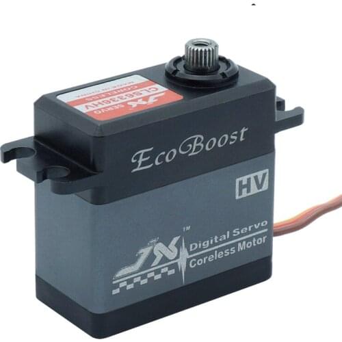 JX CLS6336HV 35KG 6-7.4V High Voltage Metal Gear Aluminium Shell Digital Coreless Servo for 1/8 RC Car & 2000mm Fixed-Wing Airpl