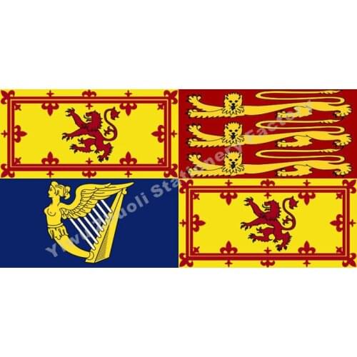 Royal Flag Of The United Kingdom In Scotland 150X90cm (3x5FT) 120g 100D Polyester Double Stitched High Quality Free Shipping