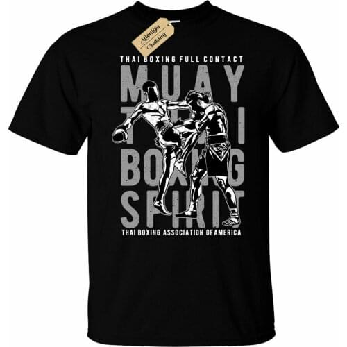 Muay Thai Boxing Spirit T-Shirt Mens mma martial arts top