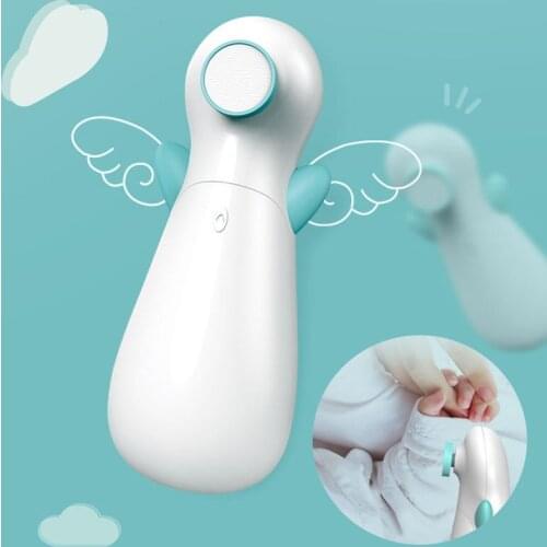 New Electric Baby Nail Trimmer 35dB Silent Baby Nail Clipper Anti-pinch Manicure Set Automatic Pause Protection Baby Safety Care