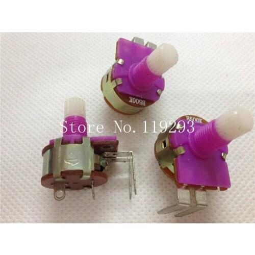 [BELLA]Purple two contacts DC regulator bulb dimmer (1A) B500K Potentiometer with switch--50pcs/lot