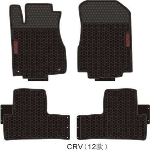 Custom Rubber Car Floor Mats for Honda CRV Fit Accord Civic HRV No Odor Waterproof Carpets