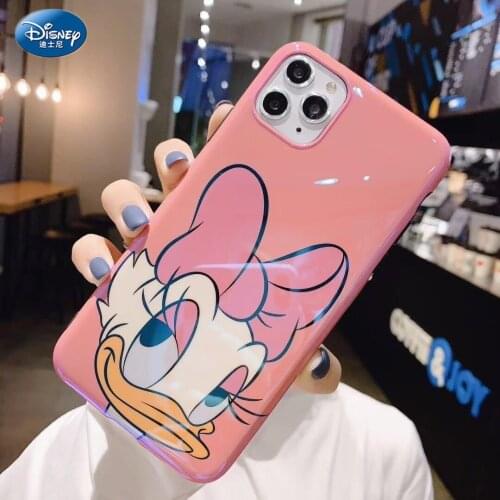 DISNEY 2021 Donald Duck Silicone Case for IPhone 11 Pro Xs Max iPhone SE 2020 6 6S 7 8 Plus Official Liquid Silicon Full Cover