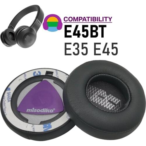Misodiko Ear Pads Replacement for JBL E35 E45 E45BT, Live 400BT On-Ear Headphones Earpads Cushion Repair Parts