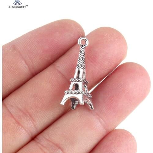 Starbeauty 10pcs Unique Tower Fashion Jewelry Making Accessories Bracelet Key Component Body Jewelry Findings Ear Piercing Parts