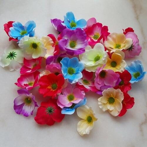 High quality Silk Artificial Poppies camellia Flowers Corn poppy Hand Made wedding Birthday Party Home Christmas decoration