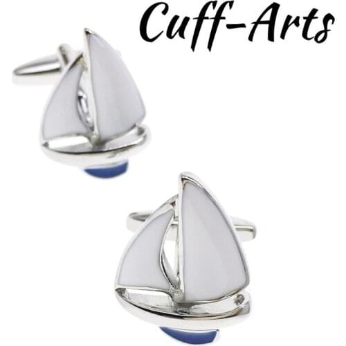 Cufflinks for Mens Sailing Boat Cufflinks Shirt Cuff links Gifts for Men Gemelos Les Boutons De Manchette by Cuffarts C20164