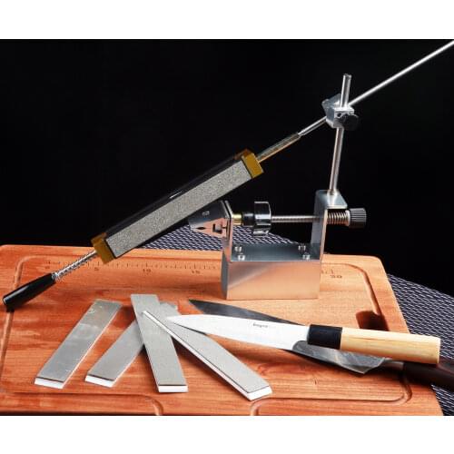 Knife Sharpener Professional Larger Degree Newest Portable 360 Degree Rotation clip Apex edge EDGE KME system 1 diamond stone