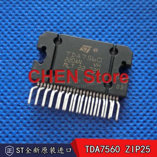 1PCS/10PCS Genuine ST TDA7560 ZIP-25 4x45W Audio amplifier TDA 7560 zip25 Automotive power amplifier IC chip car