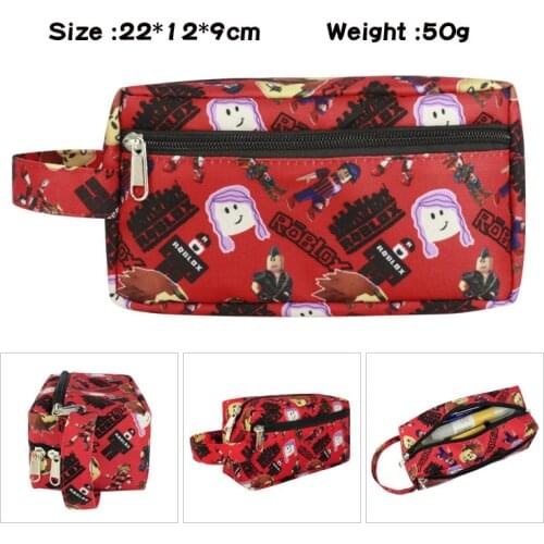 2021 Roblox Cute Canvas Pencils Cases Pen Bags Cute Pencils Bags for Girls Gift School Supplies Stationery Birthday Gift