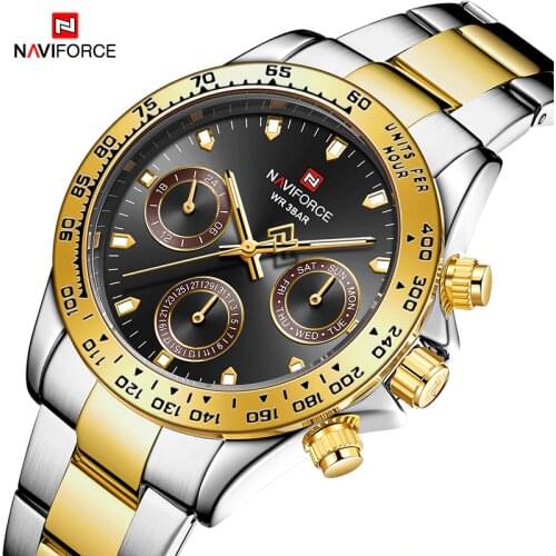2021NAVIFORCE Fashion Brand Luxury Watches For men Military Sport Warterproof Man watch Casual Date Male Clock Relogio Masculino