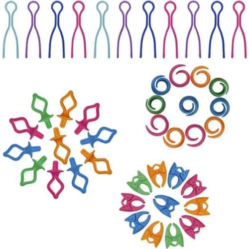 48pcs Colorful Spool Huggers Bobbin Clamps Holders Keep Thread Spools From Unwinding Peels New Threads Sewing Tool