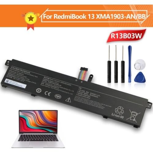 Laptop Battery R13B03W for RedmiBook 13 XMA1903-AN XMA1903-BB Replacement Battery 5200mAh