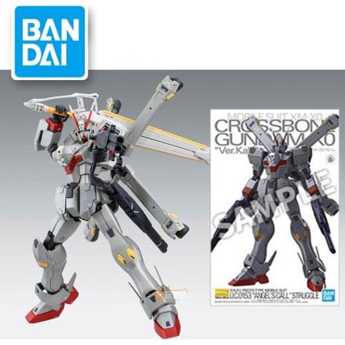 BANDAI GUNDAM MG 1/100 CROSSBONE X0 X-0 VER.KA Gundam model assembled Anime action figure toys Decoration Kids Toy Gift