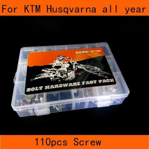 Front and rear mudguard bolts and screws For KTM Husqvarna EXC SX SXF EXCF EXCR 2003 2004 2005 2006 2007 2008 2009 2010 all year
