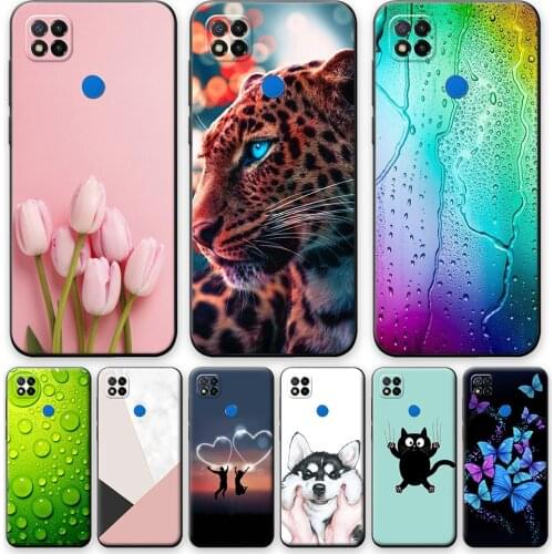 For Redmi 9C Case Fundas on Redmi 9C Soft Touch TPU Silicone Phone Case For Xiaomi Redmi 9C 9c Protective Back Cover For Redmi9C