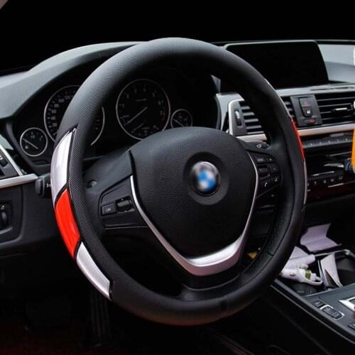 Large truck steering wheel cover diameter 36/38/40/42/47/50 cm lorry bus van car reflective movement diamond styling handle